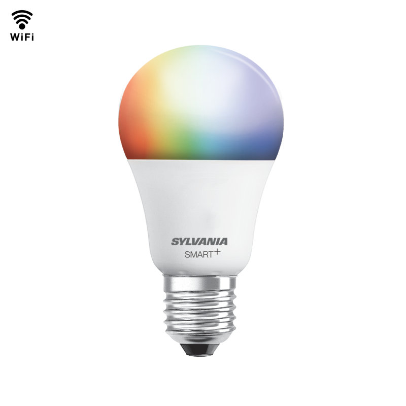 Sylvania SMART+ 9 Watt, A19 LED Smart Dimmable Light Bulb, Color Changing Selectable CCT E26